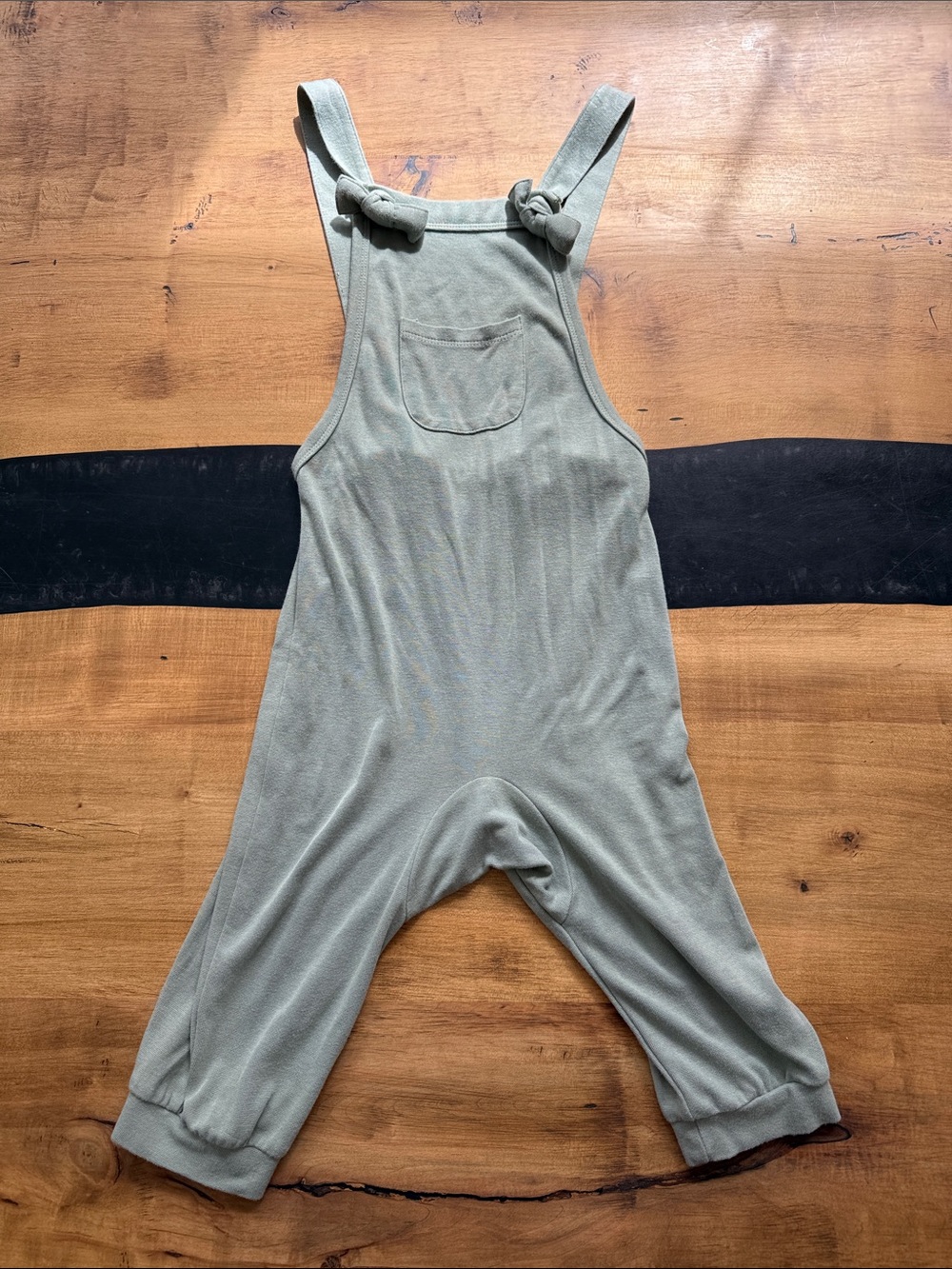 Kyte BABY Sage Green Knotted-Strap One-Piece